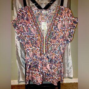 Printed Blouse-size M-